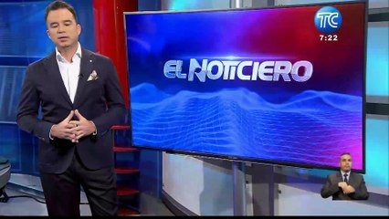 Así fue el momento en que le lanzan agua a Jorge Yunda