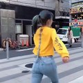 Best city dance by a Japanese girl 