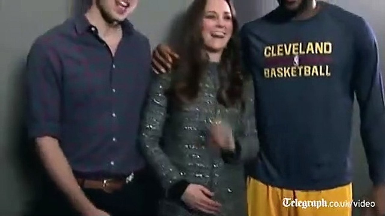 LeBron James conhece William e Kate e quebra protocolo