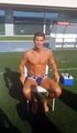 cristiano ronaldo, banho público