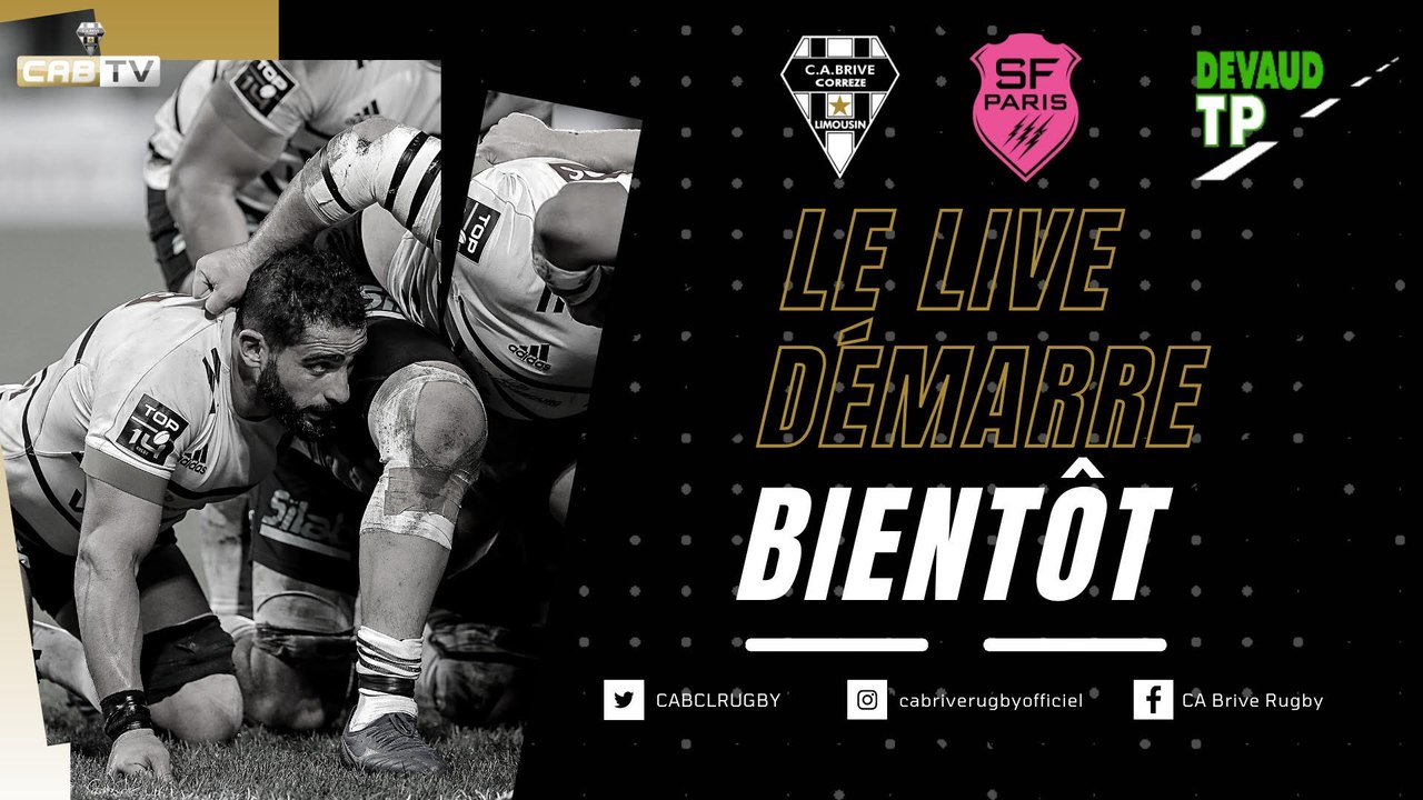 CA Brive vs Stade Français - Match de préparation CAB TV