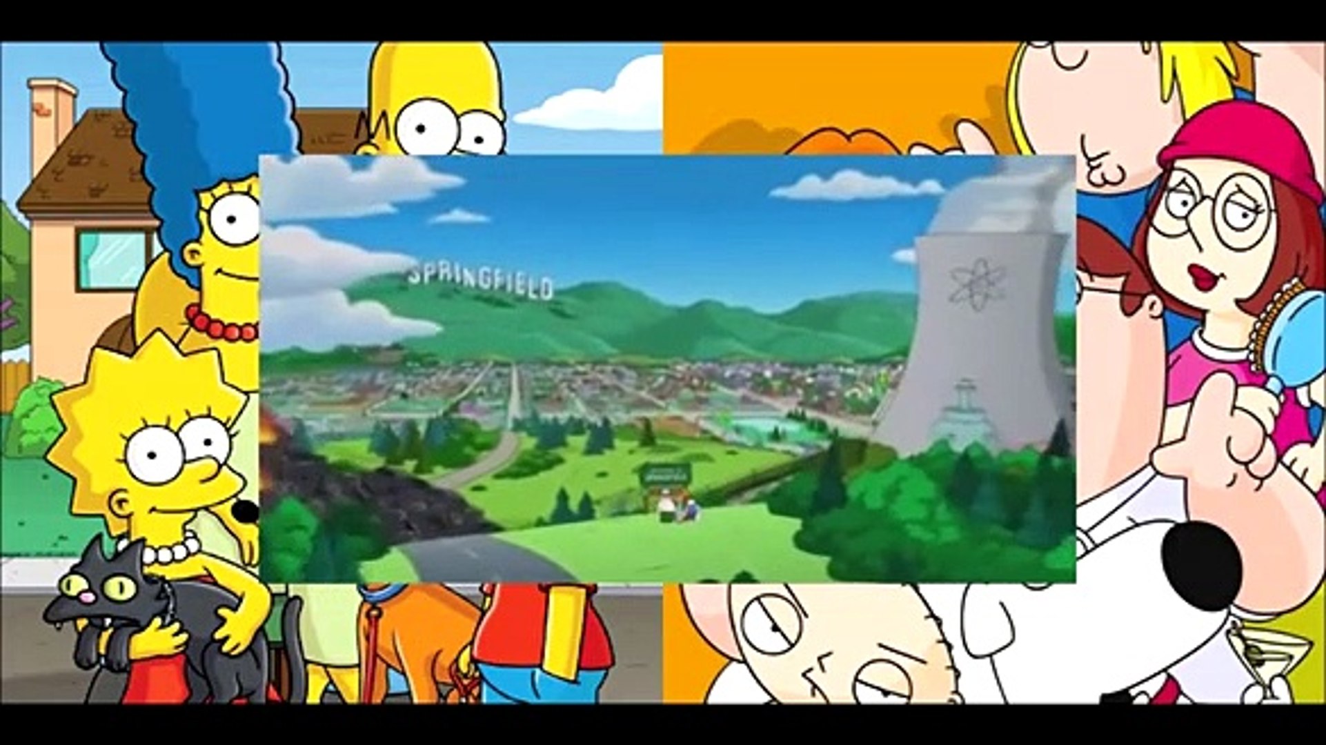 the simpsons family guy