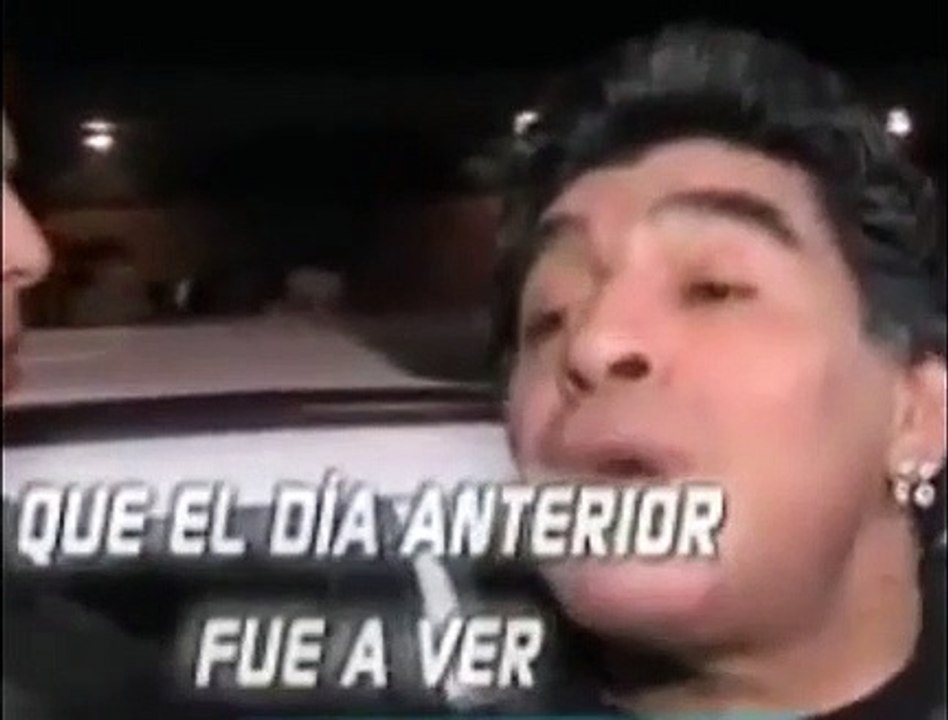 Maradona embriagado