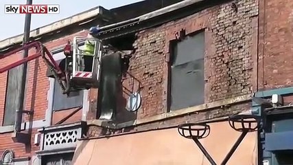 Quando se destrói a fachada de uma casa sem querer