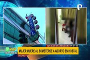 Mujer muere al someterse a un aborto en un hostal de SJL