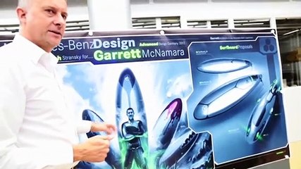 The Mercedes-Benz Surfboard for Garrett McNamara