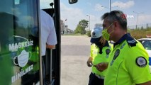 Bursa'da şehirler arası otobüs seferleri polis kontrolü altında