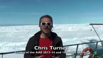 Retirados passageiros do navio encalhado na Antárctida