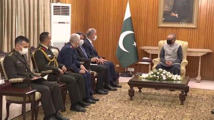 İSLAMABAD - Akar, Pakistan Cumhurbaşkanı Alvi tarafından kabul edildi