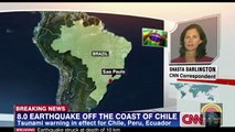 Decretado estado de catástrofe natural no Chile após sismo