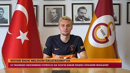 Galatasaray'ın yeni transferi Victor Nelsson konuştu