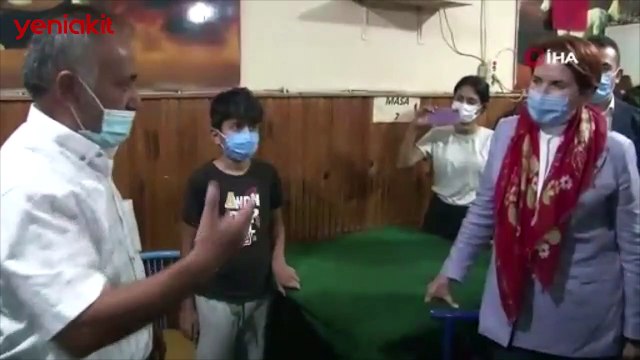 Akşener'in ziyaretinde gerginlik! İYİ Parti'nin provokasyonuna şehit ağabeyinden sert tepki