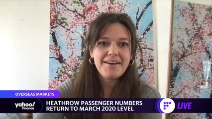 Heathrow passenger numbers return to March 2020 level