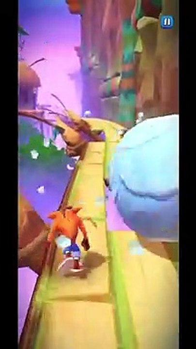 Frosty Geary Battle Run Gameplay On The Great Gate - Crash Bandicoot: On The Run!