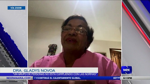 Dra Gladys Novoa, Directora de salud en la provincia de Chiriqui sobre la jornada de vacunacion - Nex Noticias