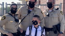 9-Year-Old Receives Police Escort To School To Honor Late Father