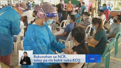 Ilang nasa probinsya na gustong magpabakuna, dagsa sa vaccination sites | Saksi