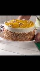 Pastel de Mango Relleno de Cheesecake