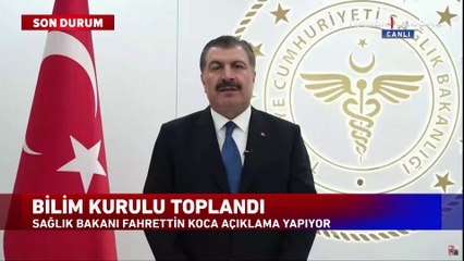 SON DAKİKA! Bilim Kurulu sonrası Bakan Koca'dan açıklama!