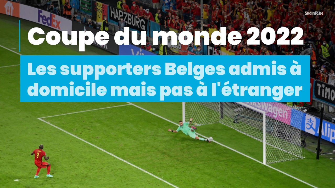 Mondial 2022 : les supporters belges pourront suivre les Diables à domicile mais pas à l'étranger