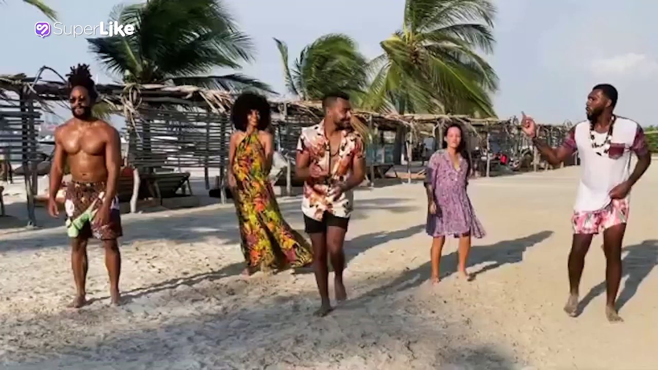 Natalia Reyes cautivó bailando champeta en sus ocho meses de embarazo