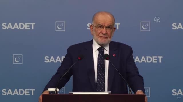 Saadet Partisi Genel Başkanı Karamollaoğlu, gündemi değerlendirdi