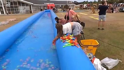 Europas største vandkamp | Kæmpe vandkamp | Rekordforsøg i Marielyst | Nikolaj Saabye | 23-07-2021 | TV2 ØST @ TV2 Danmark