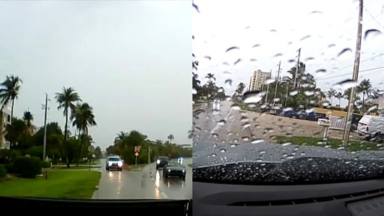 Lightning Strike Disables Car