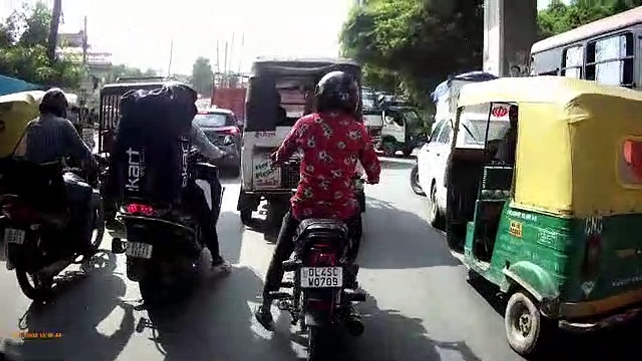 Delhi road traveling part -36