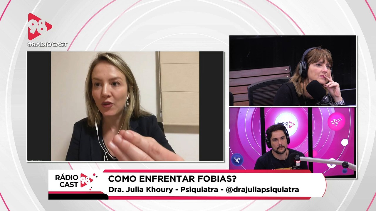 RádioCast98 11/08/21 - Psiquiatra explica a diferença entre medo e fobia