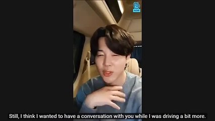 BTS Jimin live on Vlive 2021-08-10 [Eng Sub]