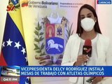 Deportes VTV | Glorias olímpicas se incorporaron a mesas de trabajo junto a  la Vicepdta. Delcy Rodríguez