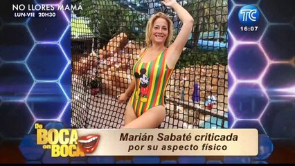 Marián Sabaté generó comentarios tras aparecer sin nada de maquillaje