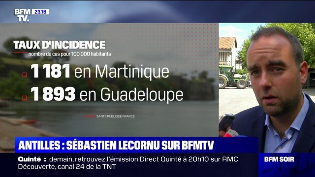 Sébastien Lecornu: Nous sommes en train d'annoncer un durcissement du confinement en Guadeloupe
