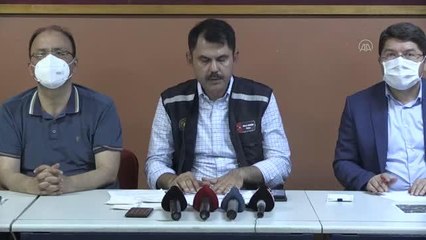 Bakan Kurum: "(Bartın'daki sel) Hasar tespitleri yapılmaya başlandı.