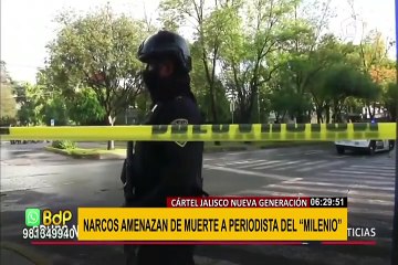 Narcos amenazan de muerte a periodista en México