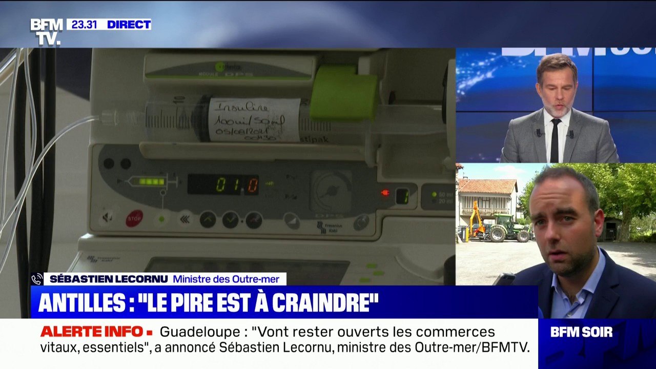 Sébastien Lecornu sur les Antilles: "Si l'épidémie circule, c'est pour des raisons internes aux territoires, elle n'est pas importée"