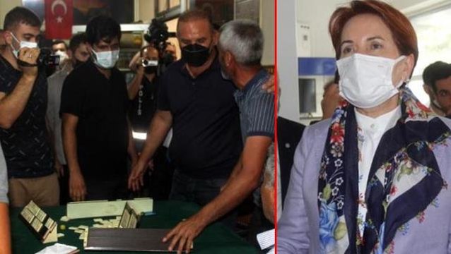 Meral Akşener'in kahvehane ziyaretinde gergin anlar: Yalan konuşuyorsunuz