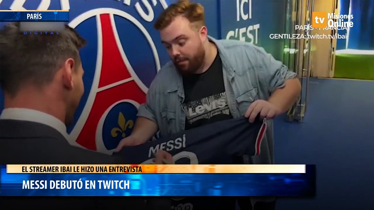 Messi debutó en Twitch