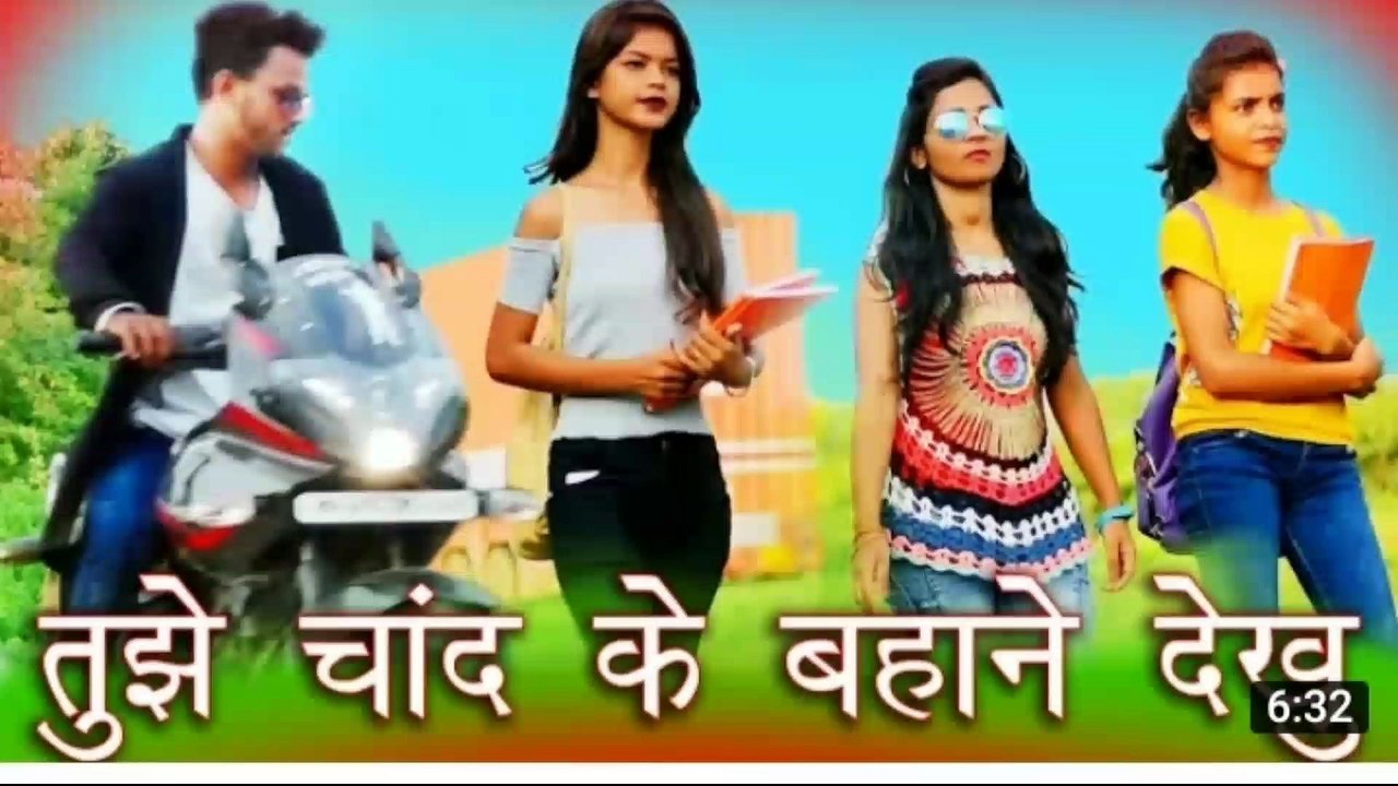 tujhe chand ke bahane dekhu video song HD
