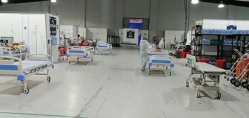 Salud Pública habilita 32 camas más en Hospital Temporal del Parque de la Industria