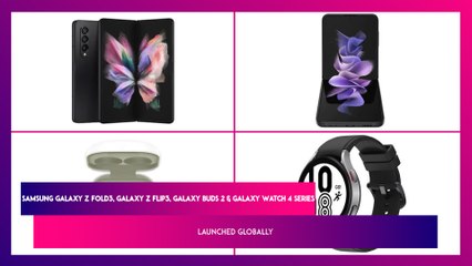 Descargar video: Samsung Galaxy Unpacked 2021: Galaxy Z Flip 3, Galaxy Buds 2, Galaxy Z Fold 3 & Galaxy Watch 4 Series Launched