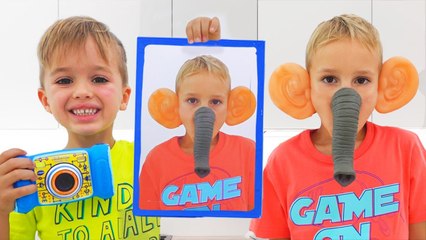 Vlad and Niki have fun with Magic Masks