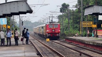 TEESTA-TORSA V/S MONKEY  || Monkey infront of Teesta-Torsa Express __ Indian Railway
