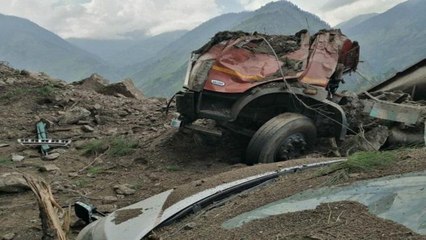 Download Video: Kinnaur Accident: ITBP retrieves bus, death toll rises to 13