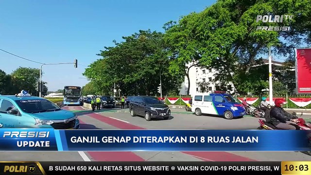 PRESISI Update Live Report Polda Metro Jaya & Pemprov DKI Jakarta Berlakukan Ganjil Genap Mulai Hari Ini