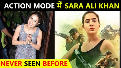 First Look : Sara Ali Khan's Never Seen Before Look From 'Mission Frontline'