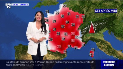 Un temps très calme, chaud et ensoleillé ce jeudi