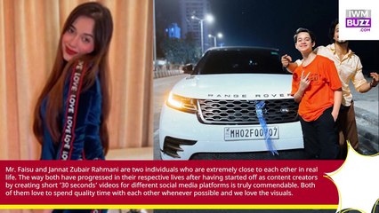 Mr Faisu takes Jannat Zubair for a romantic long drive in his swanky new Range Rover SUV