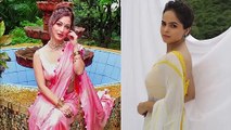TMKOC Anjali Bhabi and Sonu stuns everyone with their saree avatars on Instagram